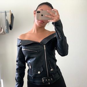 Leather jacket